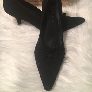 Enzo Angiolini Women's Sweetpea Pumps Black Suede Size 8